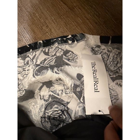 Sachin & Babi Noir Strapless Floral Textured Fit & Flare Cocktail Dress - Picture 12 of 12